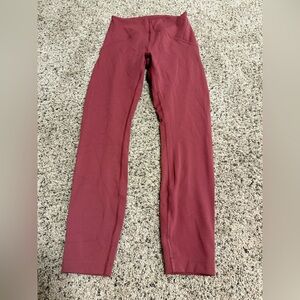 Women’s Lululemon Maroon Leggings